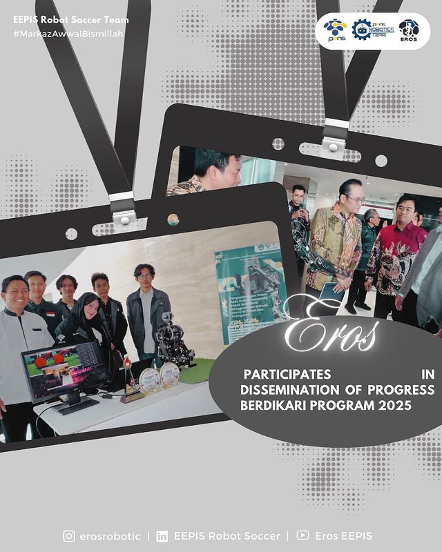 Event collage documenting EROS participation in Berdikari 2025.
